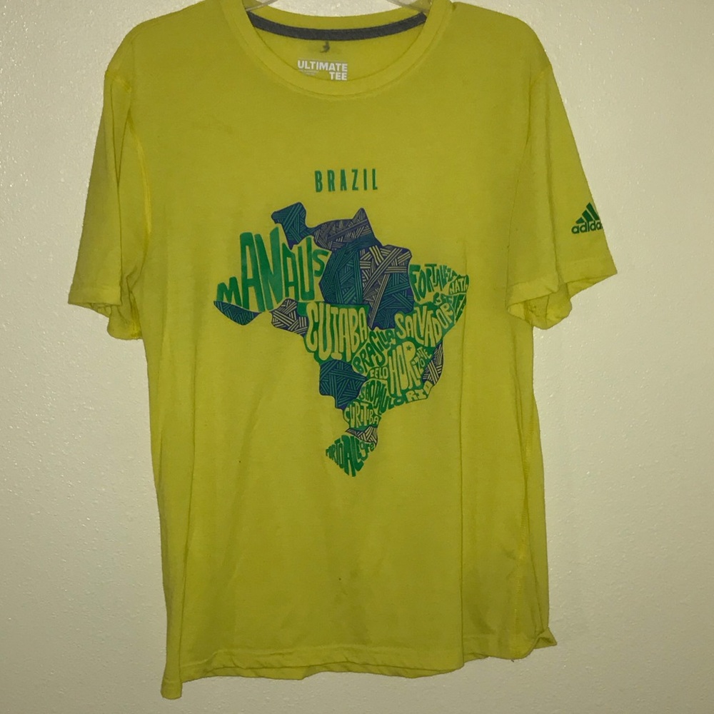 men's L" lux-soft Brazil Ultimate Tee by Adidas